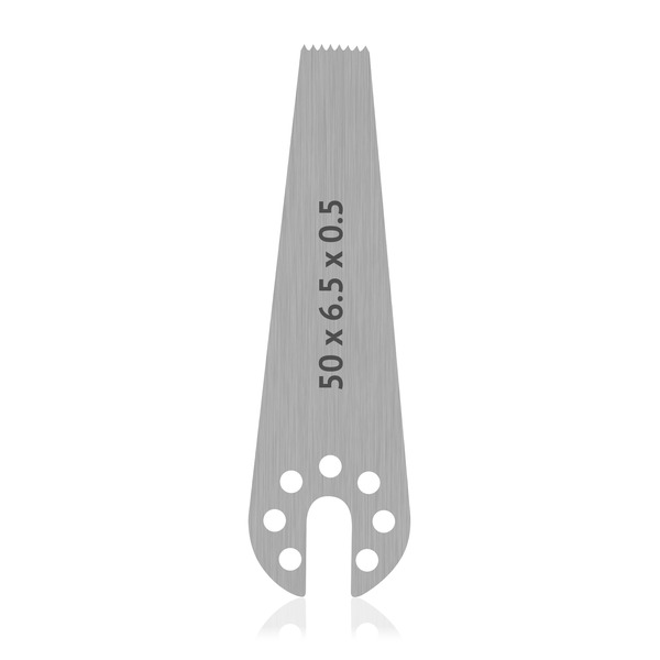 L: 50, B: 6.5, H: 0,5mm